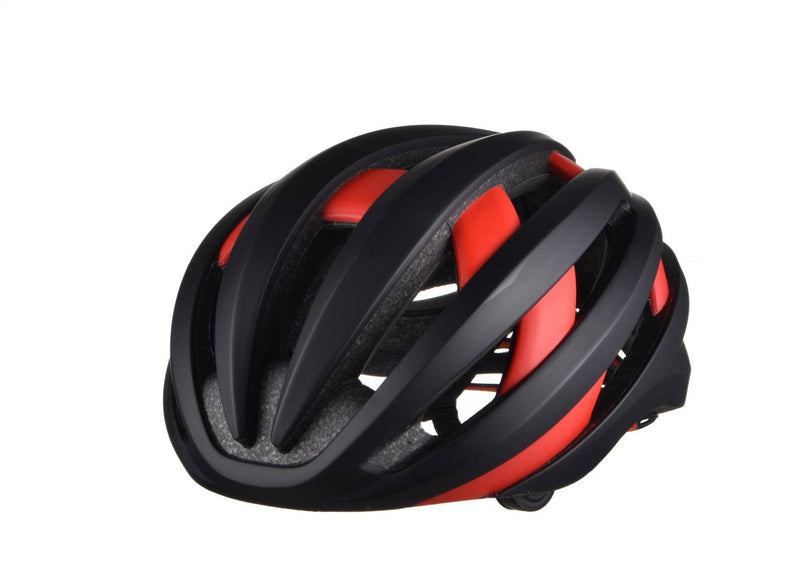 Smart Bluetooth Riding Helmet with LED Tail Light Red One size